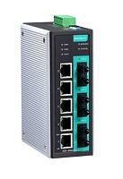 Коммутатор EDS-408A-3M-ST Ethernet switch 5 10/100 BaseTx ports, 3 multi mode 100 BaseFx,ST | код 00-06033716 | MOXA