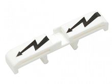 498 143, Защитная маркировка (молния) на клеммники AVK 16-35*, (белая), IP 3S | код 0.0.0.4.98143 | KLEMSAN