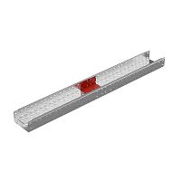 Пластина для лотка соединительная П-образ. усилен. 80х400 "ПЛЮС" SPUplus80-400 КМ PL4731