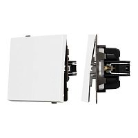 Механизм выключателя одноклавишный проходной SWT-TENDO-MKP1-PL-WH 230В 10А Arlight 054148