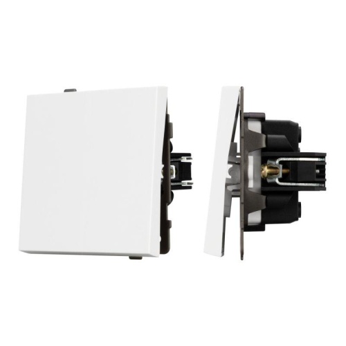 Механизм выключателя одноклавишный проходной SWT-TENDO-MKP1-PL-WH 230В 10А Arlight 054148 Механизм выключателя одноклавишный проходной SWT-TENDO-MKP1-PL-WH 230В 10А Arlight 054148