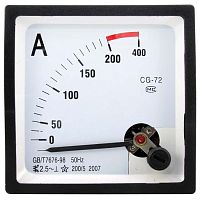 Амперметр RUICHI 200/5А 50гц (72х72) | код 63922 | Ruichi