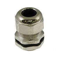 Кабельный ввод ZTM-ELECTRO FBA17-10, никелированная латунь | код 109601 | ZTM-ELECTRO