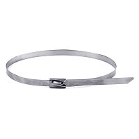 Хомут из нержавеющей стали AISI 304 4,6х240 мм | код 27405 | DKC