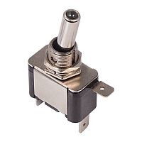 Тумблер 12V 25А (3c) ON-OFF однополюсный с синей LED подсветкой REXANT | код 36-4331 | REXANT