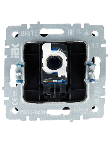 BRITE Роз. комп. RJ45 кат.6 РК11-БрМ мар. IEK | код BR-K10-2-K35 | IEK фото 4