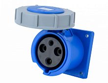 Розетка для скрытой проводки 2Р+РЕ 63А 220В IP67 РЩ-103 | код 26268DEK | DEKraft