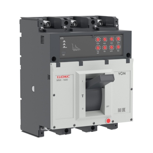 Авт. выкл. YON pro MNX1600H 3P 1000A 100kA при AC415V расц. ETS | код MNX1600H3PETS1000 | DKC