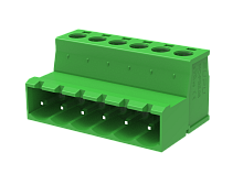 MC-PB5.08H19C Разъём штекерный MC, шаг 5.08мм,19 конт., зел., шт | код MC-PB5.08H19C | SUPU