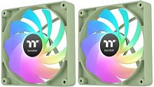 Вентилятор для корпуса Thermaltake CT120 Sync Matcha Reverse ARGB 120х120x25 зеленый 4-pin 31.2дБ (упак.:2шт) (CL-F200-PL12MG-A) Ret | код 2029201 | THERMALTAKE