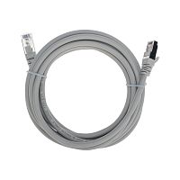 Патч-корд F/UTP, CAT 6, RJ45-RJ45, 26AWG, LSZH, серый, 3м REXANT | код 02-0210-3 | REXANT