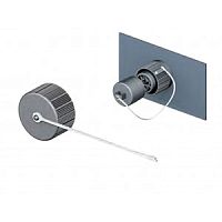 Защитная крышка контактной группы неиспользуемого вилочного разъема gesis RST MINI, 4/5 полюса, с защитой от утери (поводок), цвет: черный, | код Z6.561.7153.1 | Wieland