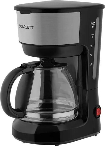 Кофеварка капельная Scarlett SC-CM33012 600Вт черный | код 1746052 | SCARLETT Кофеварка капельная Scarlett SC-CM33012 600Вт черный | код 1746052 | SCARLETT