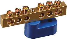 Шина нулевая на одном угловом изол NBB-M69-6C1/B | код 71164 | Navigator Group