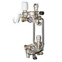 Насосно-смесительный узел с сервоприводом, без насоса, монтажная длина насоса 180 мм (M) | код. VT.COMBI.S.180M | VALTEC