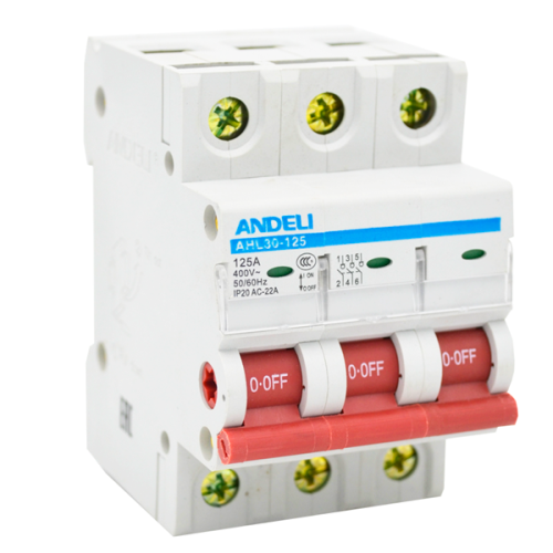 Выключатель нагрузки AHL30-125 3P 125A (ANDELI) | код ADL04-015 | ANDELI Выключатель нагрузки AHL30-125 3P 125A (ANDELI) | код ADL04-015 | ANDELI