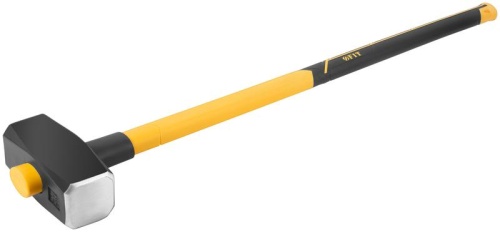 Кувалда кованая, фиберглассовая обратная усиленная ручка 900 мм, 6 кг | код 45253 | FIT