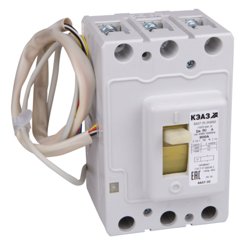 Выключатель автоматический ВА57-35-341210-40А-160-690AC-НР230AC/220DC-УХЛ3-КЭАЗ | код 295719 | КЭАЗ