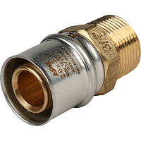 Переходник с наружной резьбой 3/4'х26 для металлопластиковых труб прессовой | код RG008S95VQRLK9 | STOUT