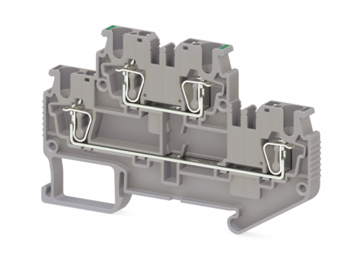 311 509, Пружинная клемма серии SRD 2,5-FN (Серый) | код 0.0.0.3.11509 | KLEMSAN