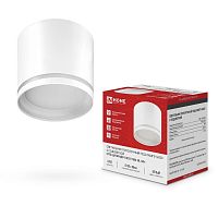 Светильник потолочный НПБ-ЦИЛИНДР-GХ53 TBM-NL-WH с подсветкой 80х80мм белый IN HOME | код 4690612059426 | IN HOME