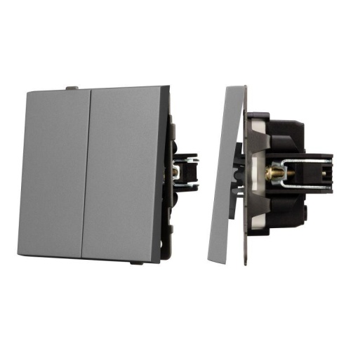 Механизм выключателя управления шторами SWT-TENDO-MKR2-PL-GR 230В 10А Arlight 054140 Механизм выключателя управления шторами SWT-TENDO-MKR2-PL-GR 230В 10А Arlight 054140