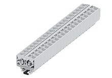 254393 Клемма TB 2-2 проходная на малую DIN-рейку SP15, фронт.подключение, сеч. 2.5мм2, светло-сер., шт | код 254393 | SUPU