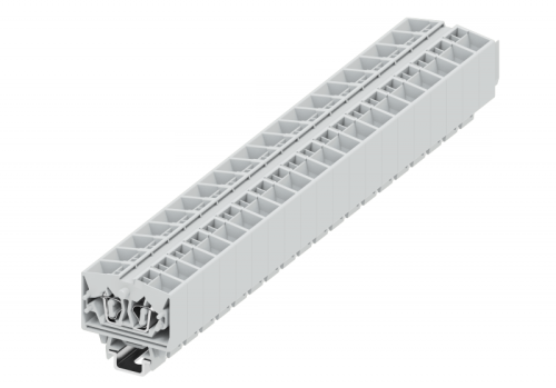 254393 Клемма TB 2-2 проходная на малую DIN-рейку SP15, фронт.подключение, сеч. 2.5мм2, светло-сер., шт | код 254393 | SUPU 254393 Клемма TB 2-2 проходная на малую DIN-рейку SP15, фронт.подключение, сеч. 2.5мм2, светло-сер., шт | код 254393 | SUPU