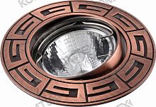 Светильник встраиваемый потолочный Antic 51 1 18 HR51, круглый литье, старая медь Comtech | код CH930830 | COMTECH