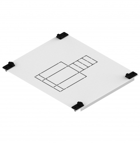 Лицевая панель 1хEB2 125,160,250А 3P и 4 модуля CP 1-2 E12 M 3P (В300xШ250) | код 001101481 | ETI