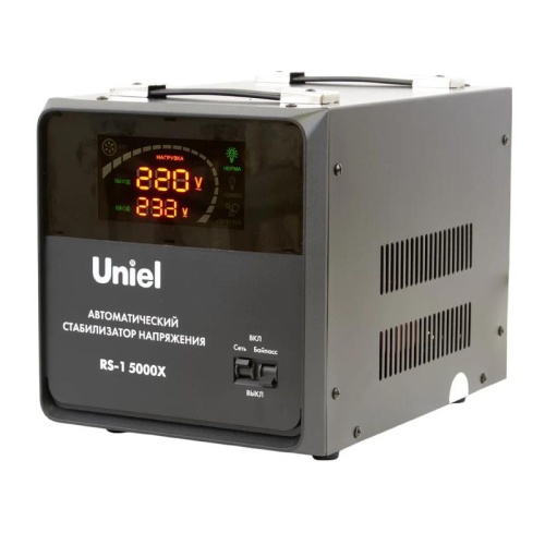 Стабилизатор напряжения RS-1 5000X 5000В.А 1ф релейный напольн. TM Uniel UL-00012858 фото 3 Стабилизатор напряжения RS-1 5000X 5000В.А 1ф релейный напольн. TM Uniel UL-00012858 фото 3