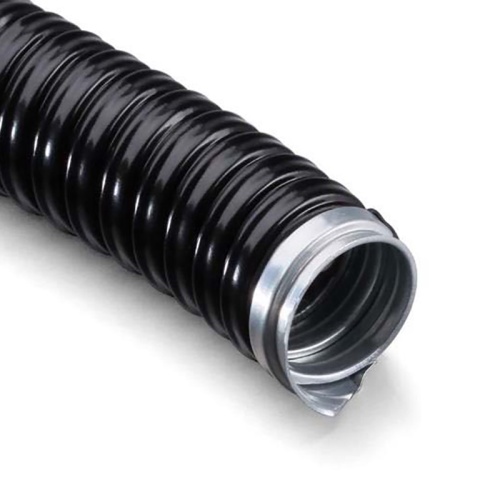 Металлорукав в ПВХ изоляции МРПИнг-32 (РЗ-Ц-ПВХнг) черный REXANT | код 28-0032-25 | REXANT