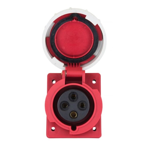 Розетка стационарная внутренняя угловая 4242 3Р+РЕ 32А 380В IP67 PROxima | код ps-4242-32-380 | EKF фото 4