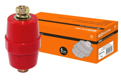 Изолятор SM61 силовой Н61хD50хМ10мм с болтом TDM | код SQ0807-0051 | TDM