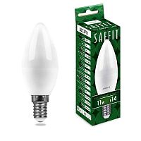 Лампа светодиодная 11Вт 230В E14 6400К C37 SBC3711 SAFFIT 55171