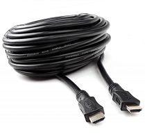 Кабель HDMI Cablexpert CC-HDMI4L-20M, 20м, v2.0, 19M/19M, серия Light, черный, позол.разъемы, экран, пакет | код CC-HDMI4L-20M | Cablexpert