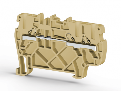 307 433, Клеммник пруж.быстрозажимной (Push in), 3-х выводной, 2,5мм.кв., (желтый), PYK 2,5E | код 0.0.0.3.07433 | KLEMSAN 307 433, Клеммник пруж.быстрозажимной (Push in), 3-х выводной, 2,5мм.кв., (желтый), PYK 2,5E | код 0.0.0.3.07433 | KLEMSAN