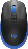 Мышь Logitech M190 черный/синий оптическая (1000dpi) беспроводная USB (2but) | код 1934857 | Logitech