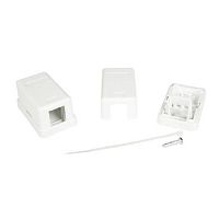 Универсальная розетка, 1 порт для модулей Keystone | код RNW1WH | DKC