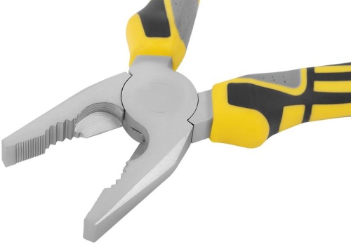 "Плоскогубцы комбинированные ""Смарт"", трехцветные прорезиненные ручки, никелевое покрытие 180 мм" | код 50664 | FIT фото 6
