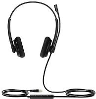 Гарнитура проводная Yealink UH34 Lite Dual UC черный | код 1598093 | YEALINK