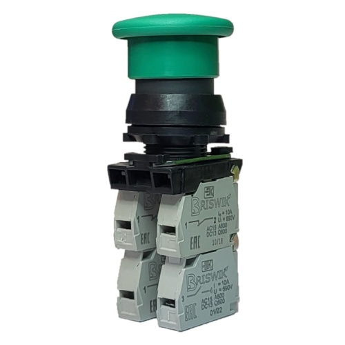 Выключатель Briswik КЕ 192/6м зеленый 3но+0нз Гриб IP66 УХЛ2 10А | код aZ-HB-6Ai-0331 | Briswik Выключатель Briswik КЕ 192/6м зеленый 3но+0нз Гриб IP66 УХЛ2 10А | код aZ-HB-6Ai-0331 | Briswik