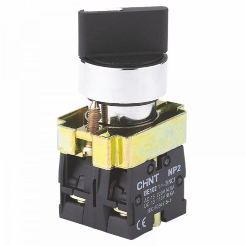 Переключатель NP2-BD53 3 полож. с возвратом 2НО IP40 | код 574852 | CHINT Переключатель NP2-BD53 3 полож. с возвратом 2НО IP40 | код 574852 | CHINT