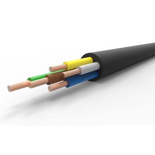 Кабель промышленный гибкий КГтп-ХЛ 5х2,5 мм кв, длина 5 метров, ГОСТ REXANT | код 01-8432-5 | REXANT