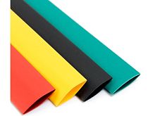 Термоусаживаемая трубка ТТУ 40/20 черная 1M (50M/уп.) HLT | код 084-15-76| HLT