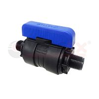 Кран шаровой компрессионный НР/НР резьба разборный 3/4дюйм-3/4дюймДу16 (50/10) | код 1210216034034 | VALFEX