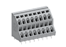 257221 Клемма MCS 2-уровневая, угловая, шаг 5.0мм, 21 конт., сер., шт | код 257221 | SUPU