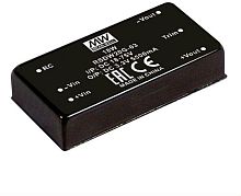 Источник питания DC-DC, 20Вт, вход 18…75В, выход 12В/1.67А, изоляция 1500В DC, DIP 50.8х25.4х10.2мм, -40...+85С | код RSDW20G-12 | MeanWell