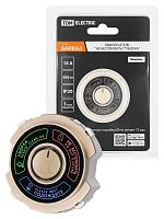 Выключатель Не беспокоить и Уборка 16А 250В шампань, Байкал TDM | код SQ1819-0547 | TDM