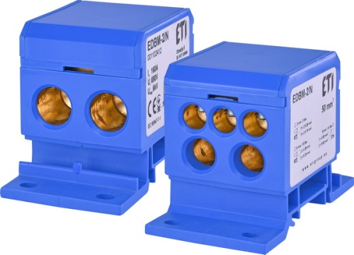 Блок распределительный EDBM-2/N (160А, 1x4-70, 2x4-35, 3x2,5-25) | код 001102412 | ETI